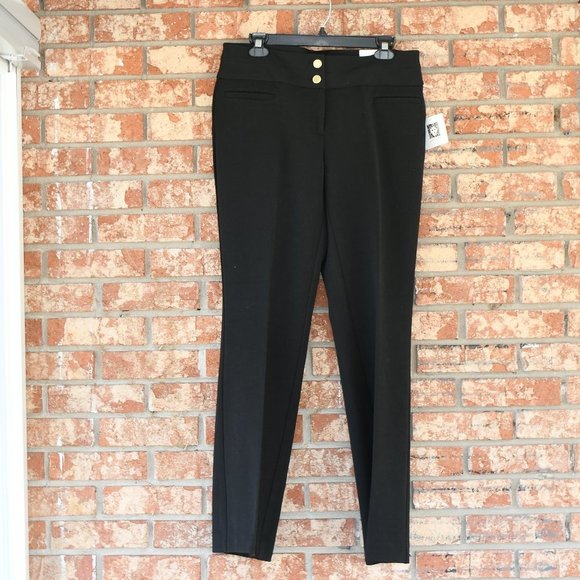 ANNE Klein Black Trousers - Picture 2 of 6
